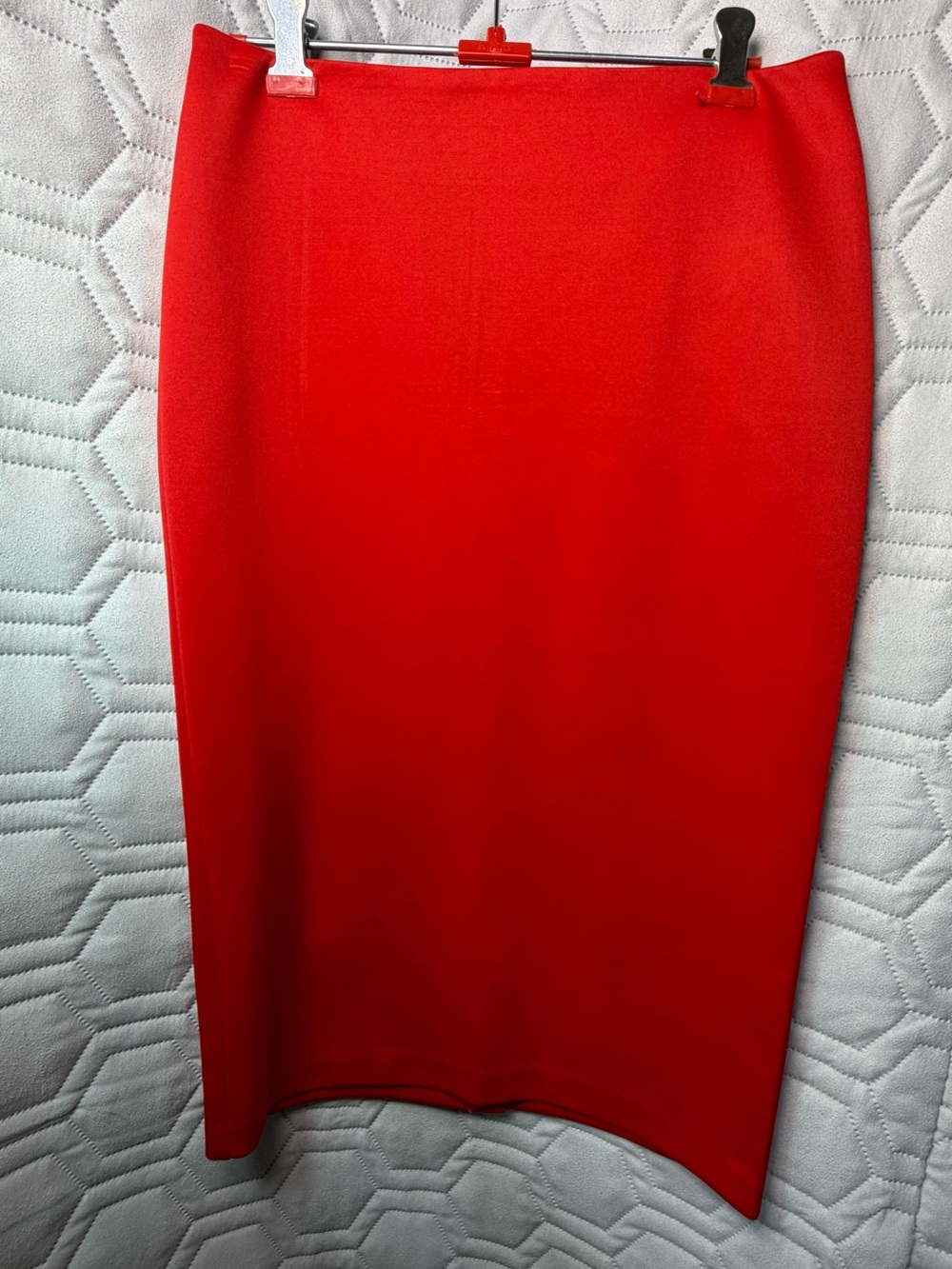 New York & Company Red Pencil Skirt wedding Guest Women’s Summer S/4